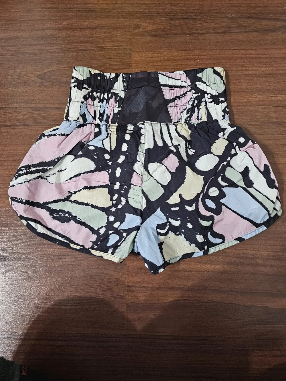 FP Movement by Free People Pastel Butterfly-Print Athletic Shorts - Picture 3 of 5